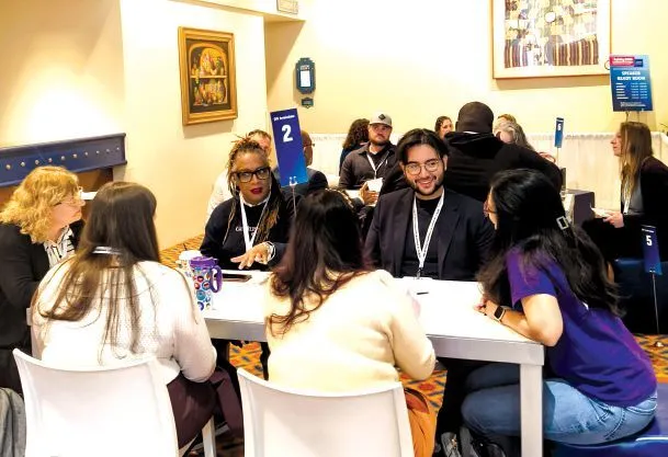 Kicking off the conference with a Braindate chat. PHOTOGRAPHY BY HUGHES FIORETTI PHOTOGRAPHY