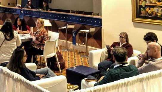 Braindates helped attendees network the way they wanted, on the topics theywanted, with the people they wanted. PHOTOGRAPHY BY HUGHES FIORETTI PHOTOGRAPHY