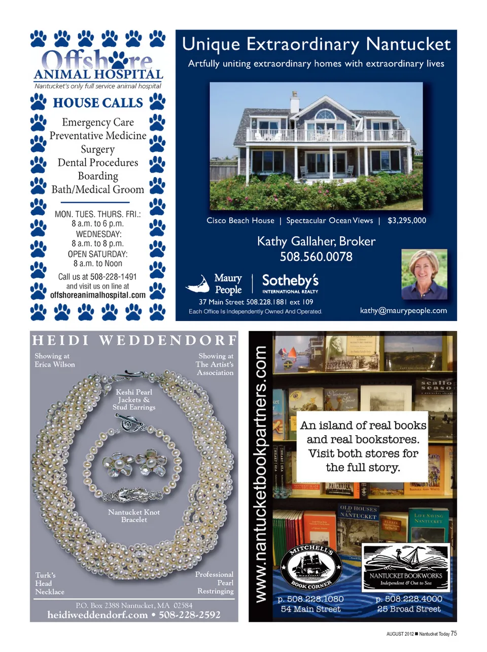 Nantucket Today • August 2012 • Page 74
