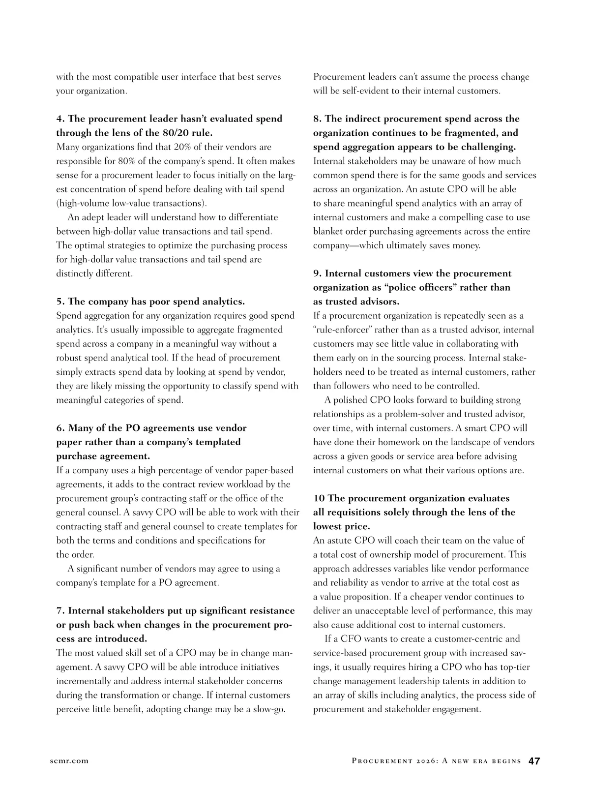 Peerless Content Creation • Procurement 2026 • Page 46