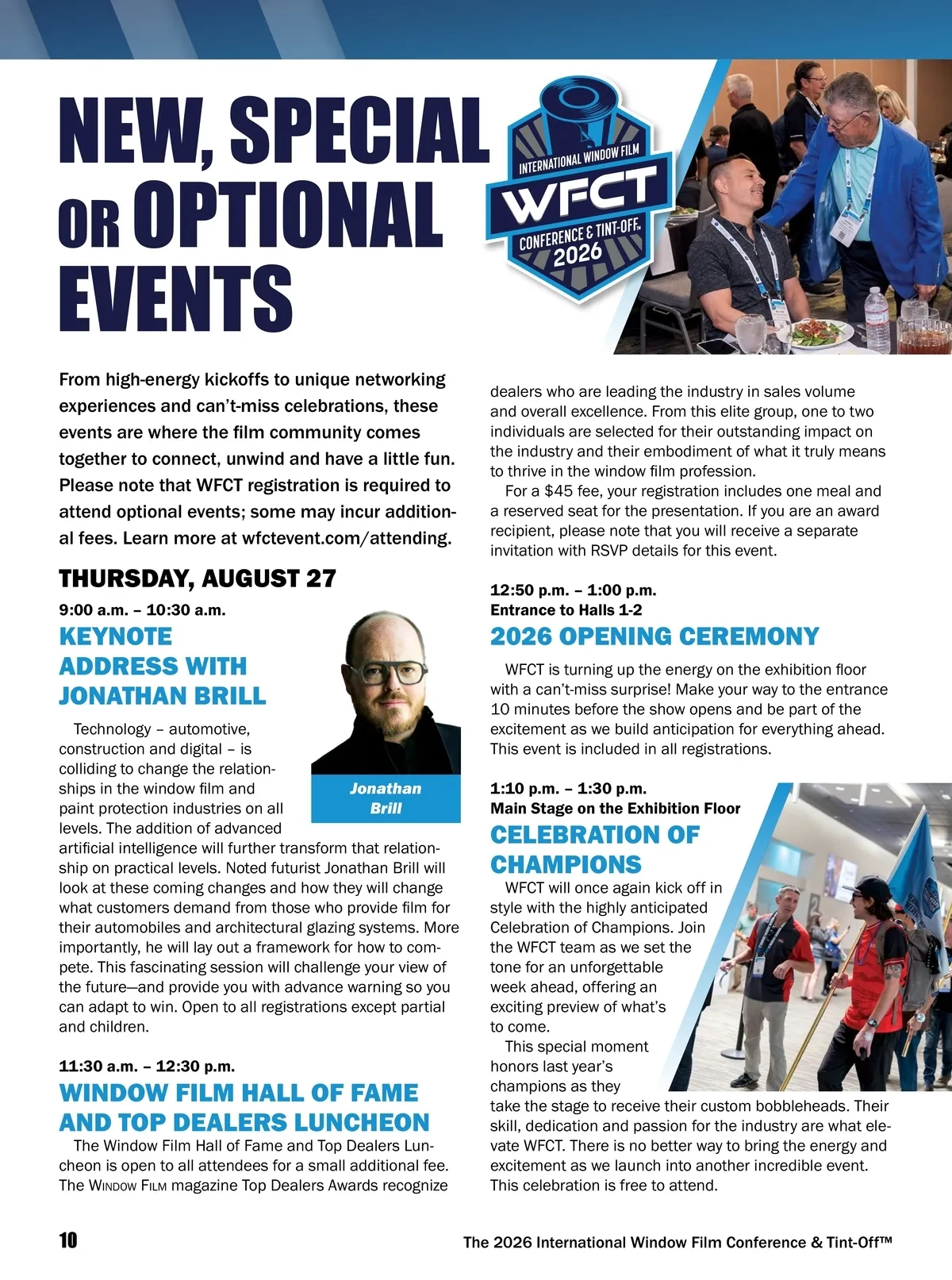 Window Film • WFCT Attendee Brochure 2026 • Page 10