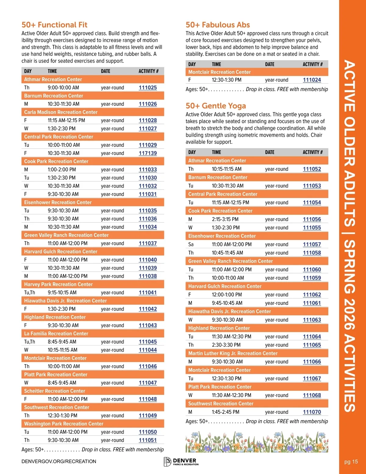 Denver Recreation • Spring 2026 Activity Guide • Page 14