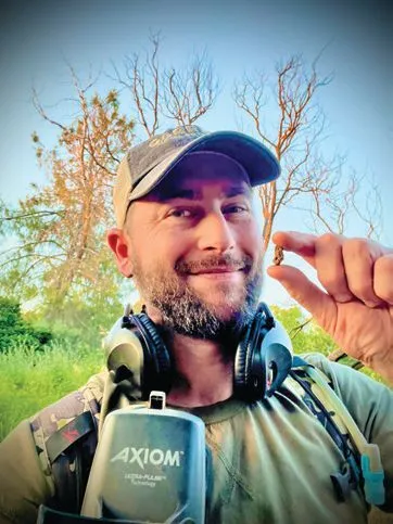 Garrett Axiom detecting gold