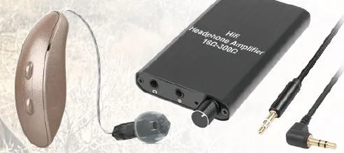 Bluetooth unit and inline amplifier for metal detecting