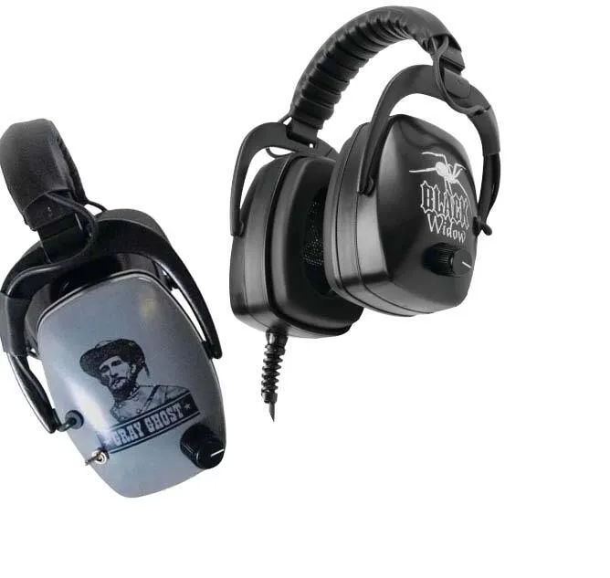 Nugget Buster and Black Widow headphones
