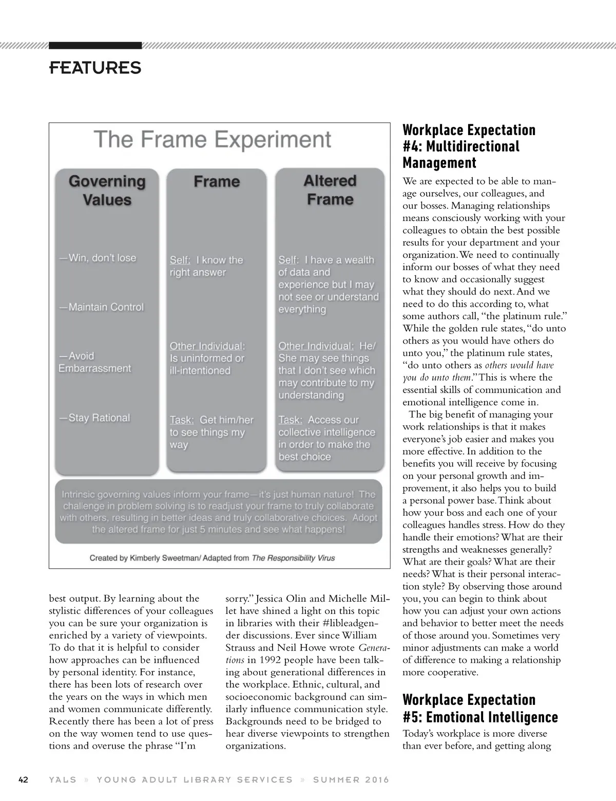 Young Adult Library Services • Vol 14 No 4 Summer 2016 • Page-42