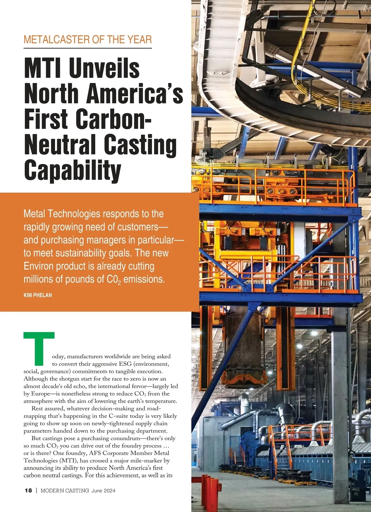 Modern Casting • June 2024 • Page 18