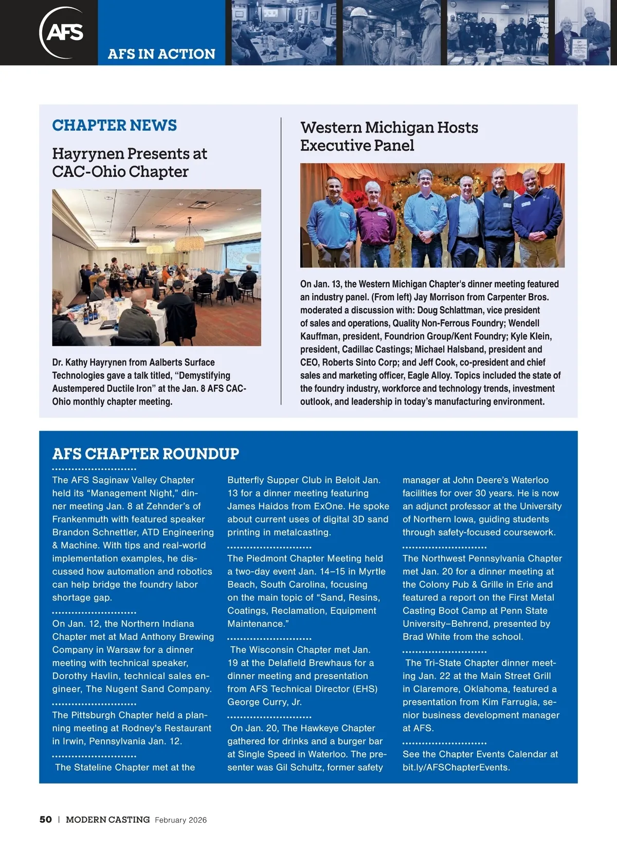Modern Casting • February 2026 • Page 50