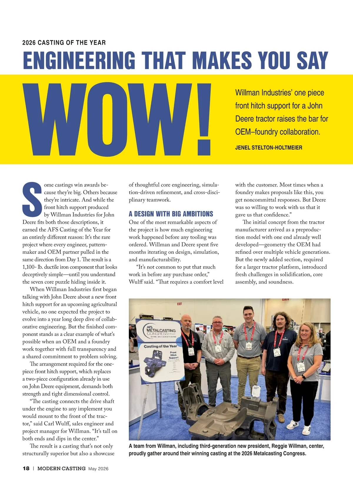 Modern Casting • May 2026 • Page 18