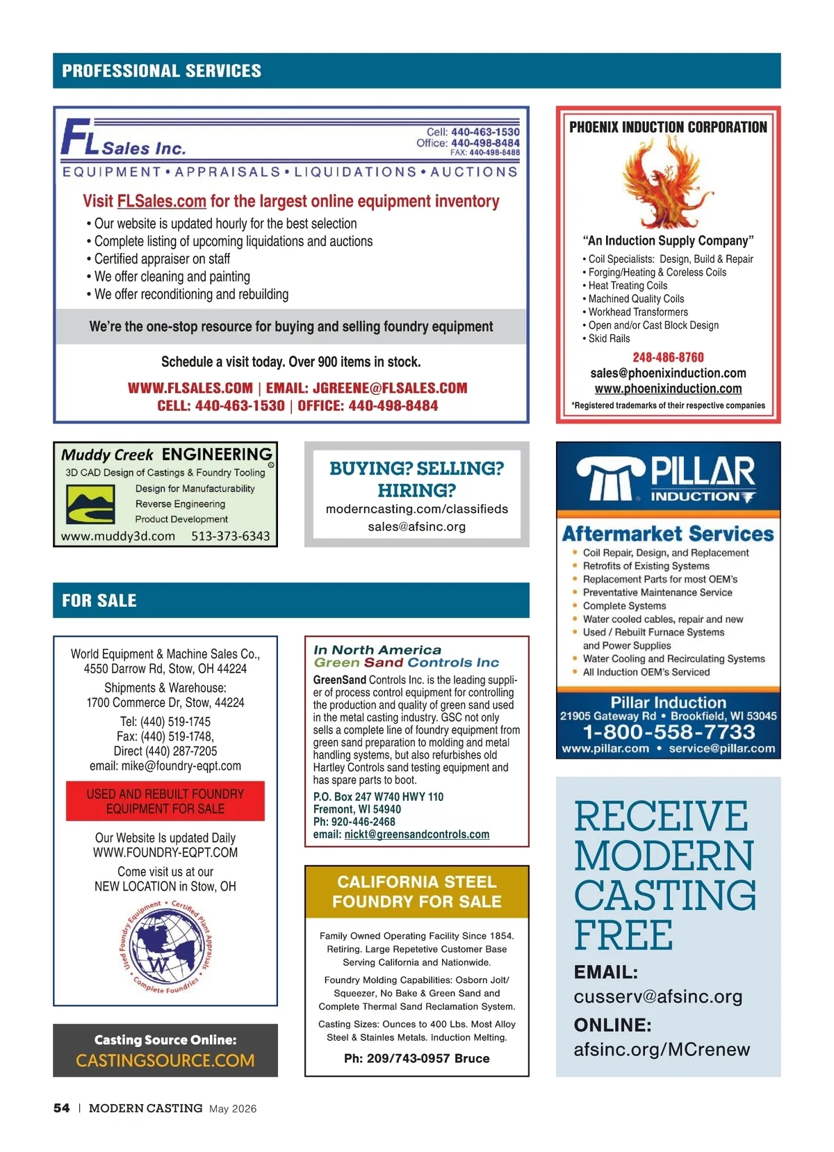 Modern Casting • May 2026 • Page 54