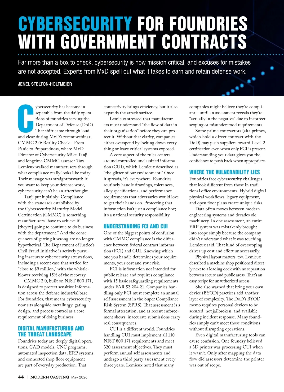 Modern Casting • May 2026 • Page 44
