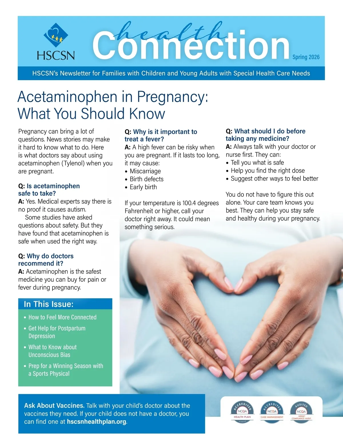 HSCSN Health Connections • Spring 2026