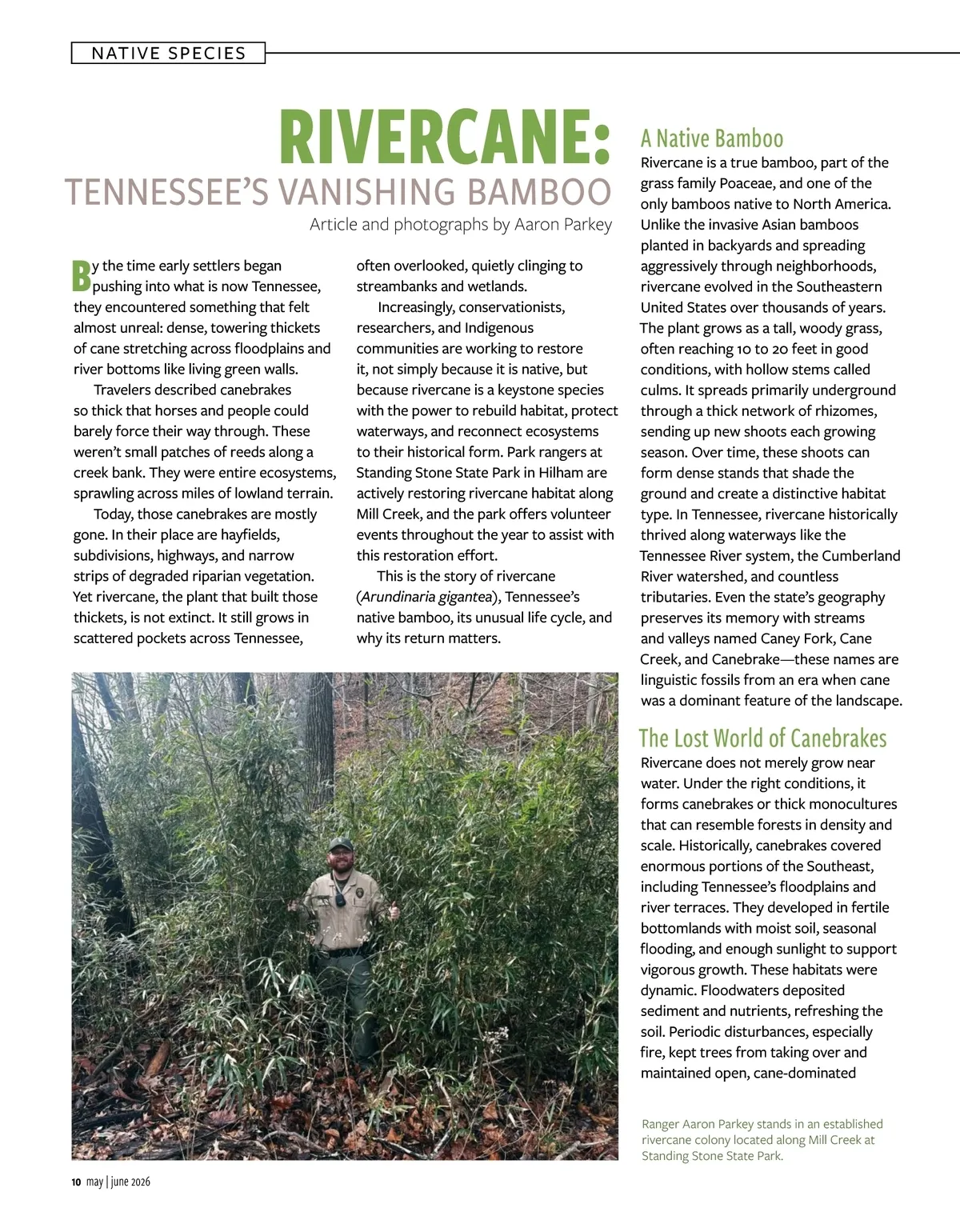 The Tennessee Conservationist • May/June 2026 • Page 10