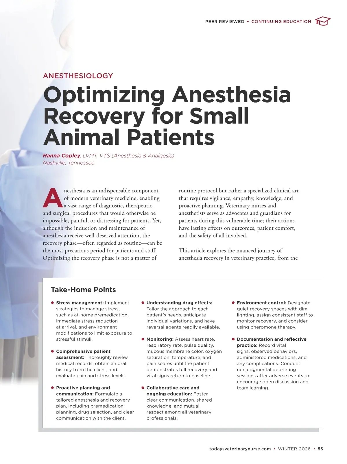 Today's Veterinary Nurse Winter 2026 Page 54