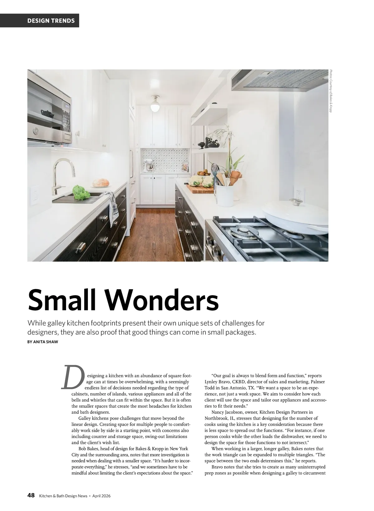 Kitchen & Bath Design News • April 2026 • 48