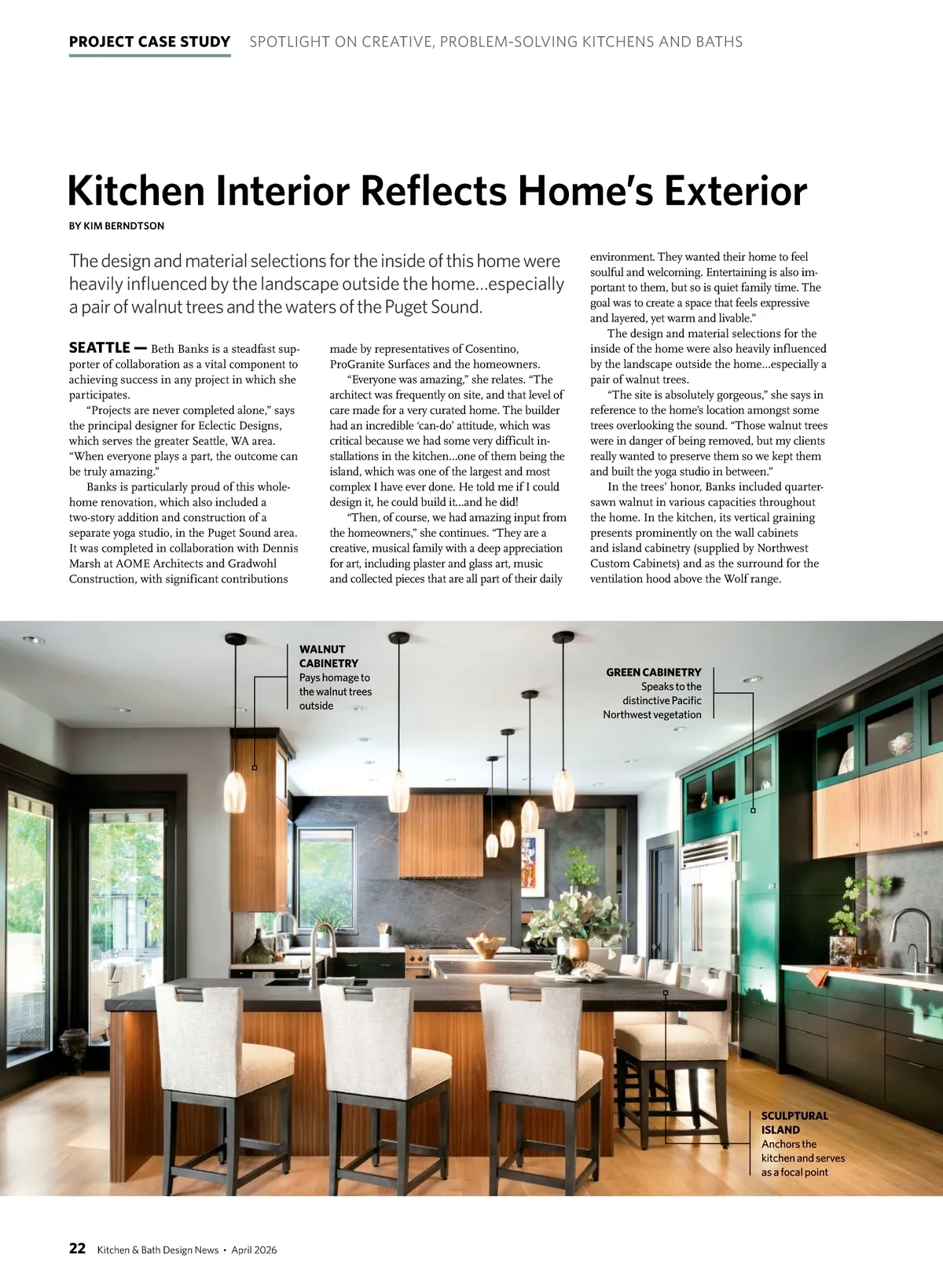 Kitchen & Bath Design News • April 2026 • 22