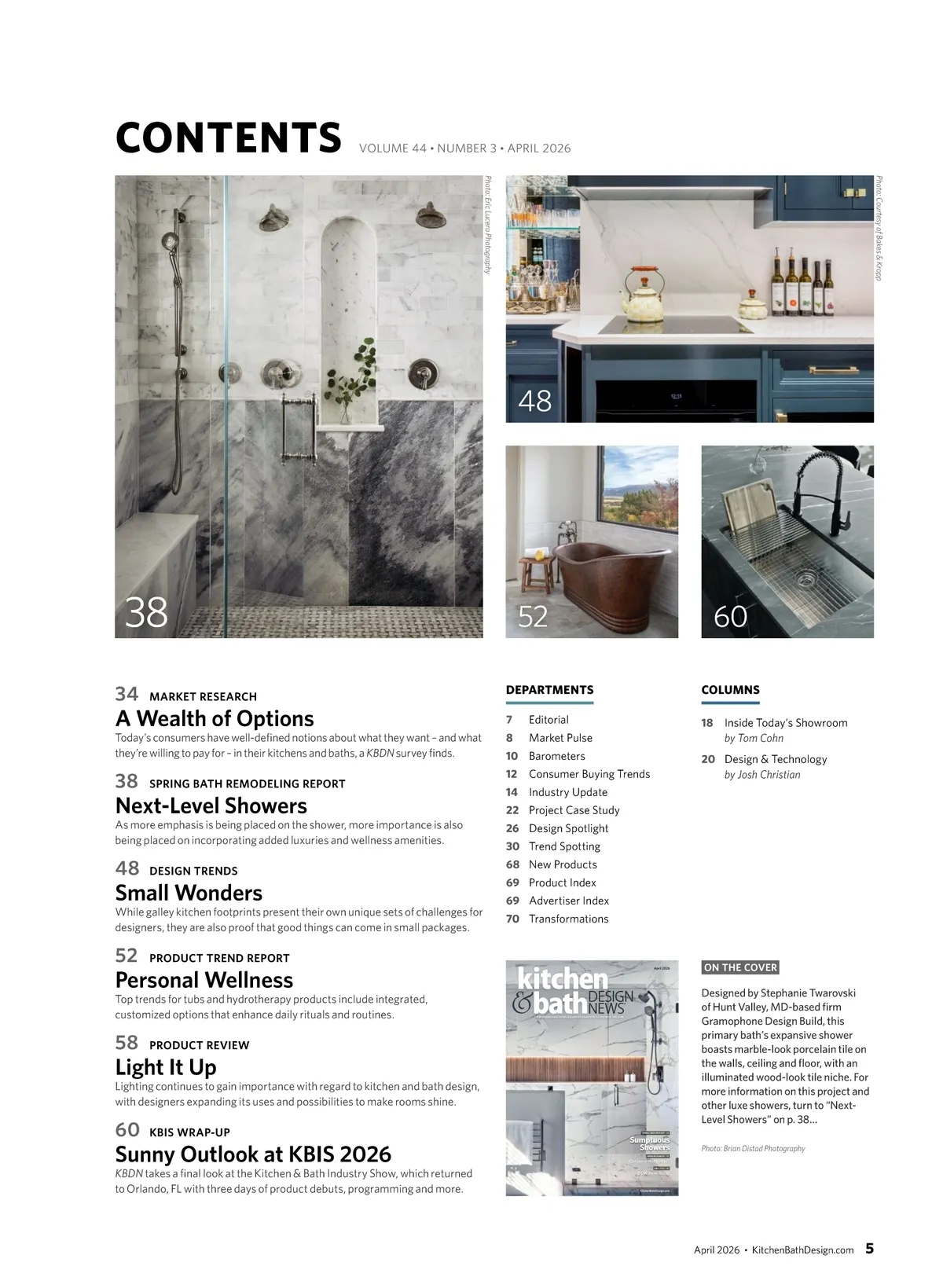 Kitchen & Bath Design News • April 2026 • 4
