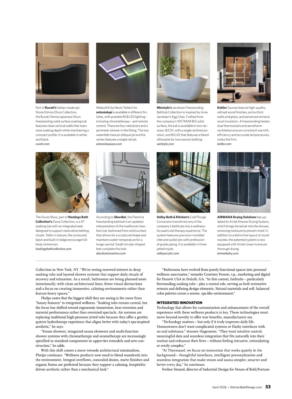 Kitchen & Bath Design News • April 2026 • 52