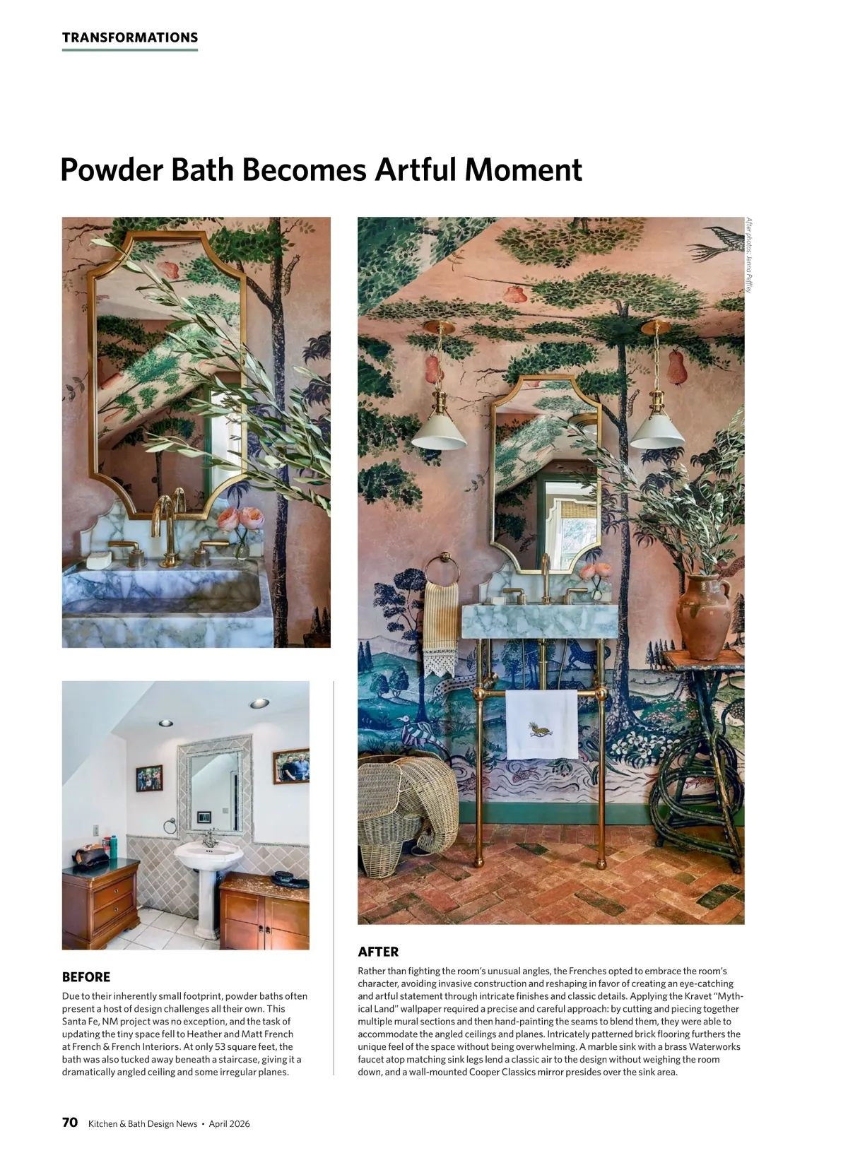 Kitchen & Bath Design News • April 2026 • 70
