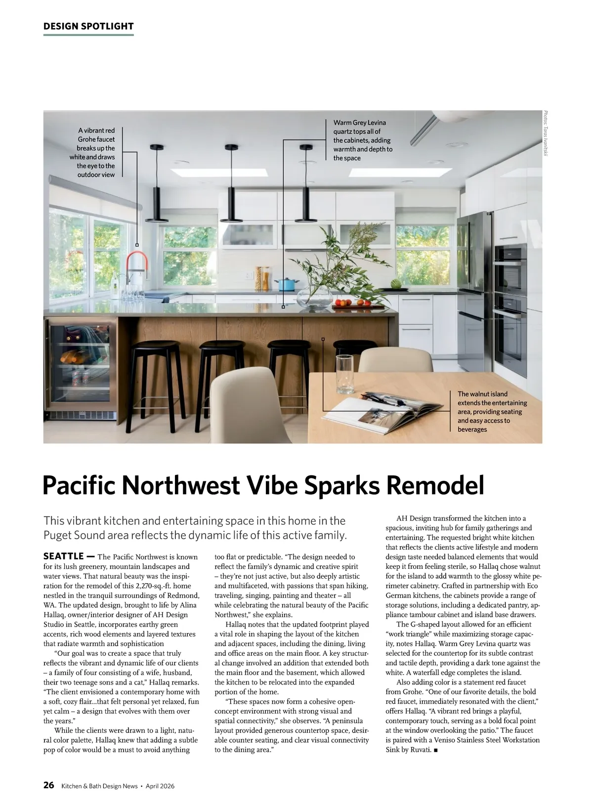 Kitchen & Bath Design News • April 2026 • 26