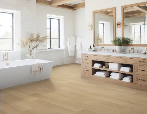 BelleLuxe Waterproof LVT from Mohawk’s Karastan.
