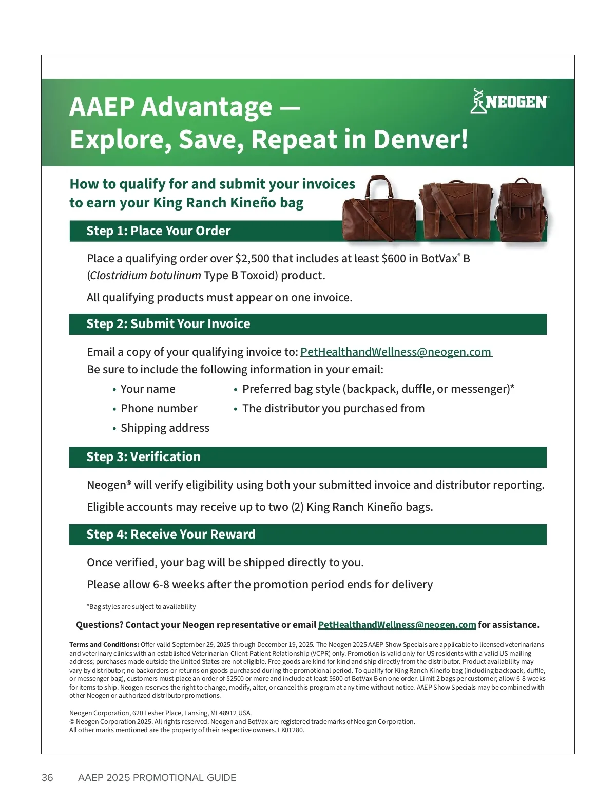 AAEP • AAEP Promotional Guide 2025 • Page 36