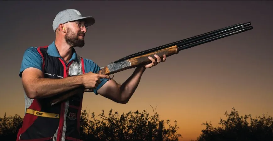 Gebben Miles shooting sporting clays