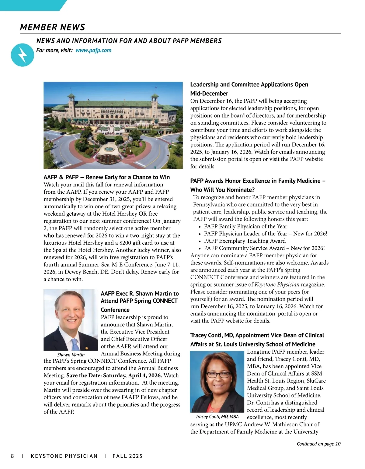 Pafp Website PAAFP • Edition 20 • Page 8