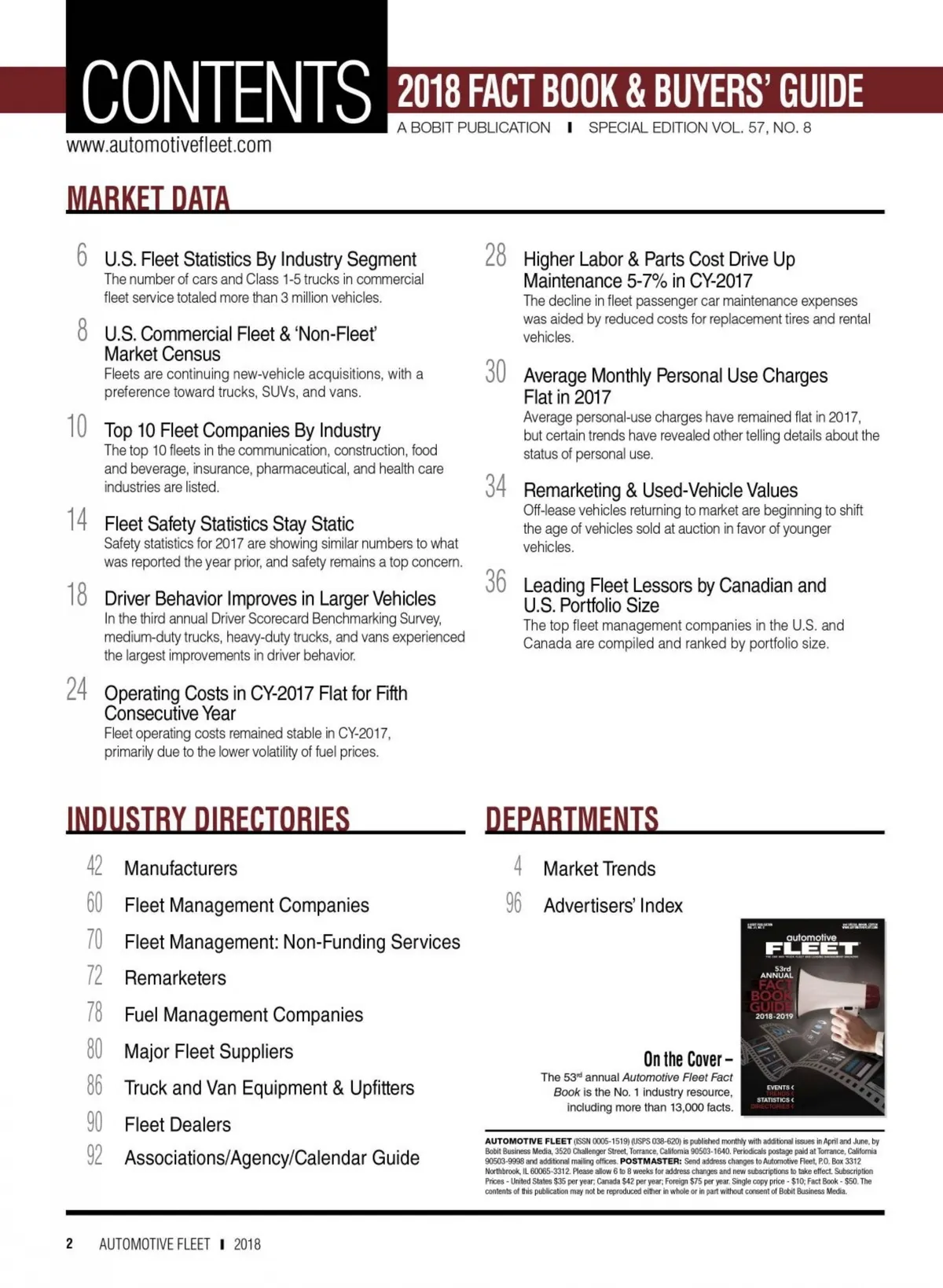 Automotive Fleet • Fact Book 2018 • 2