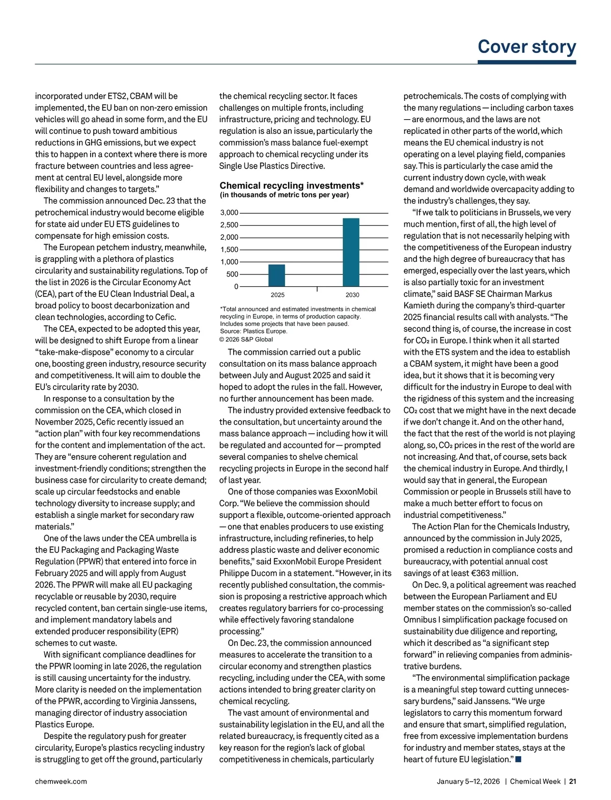 Chemical Week • January 5/12 • Page 20