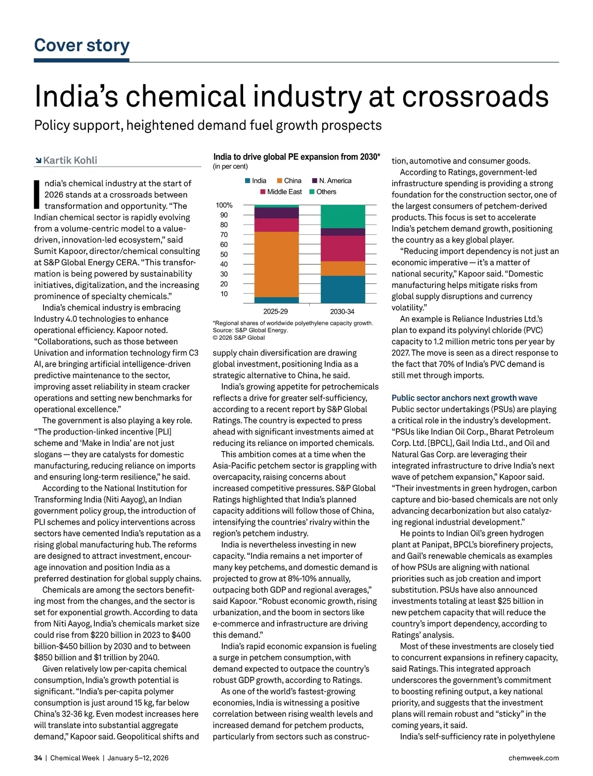 Chemical Week • January 5/12 • Page 34