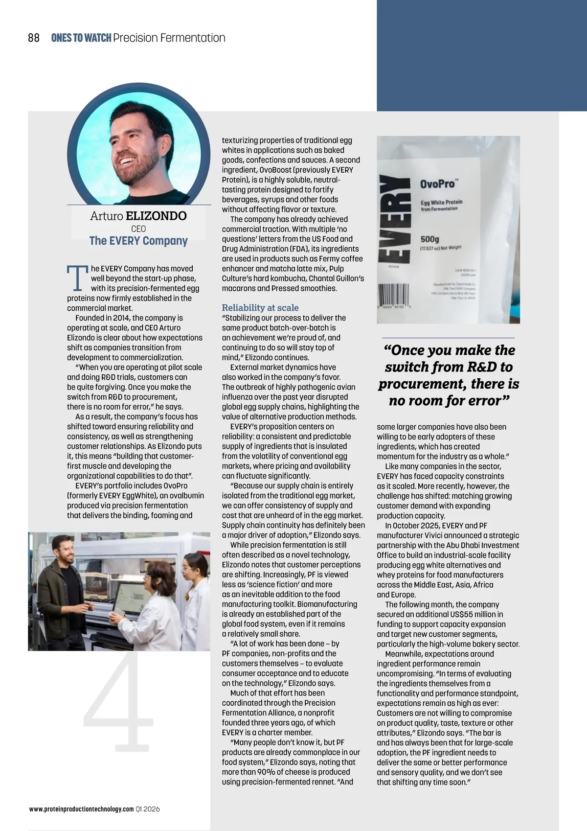 Protein Production Technology International • Q1 2026 • Page 88