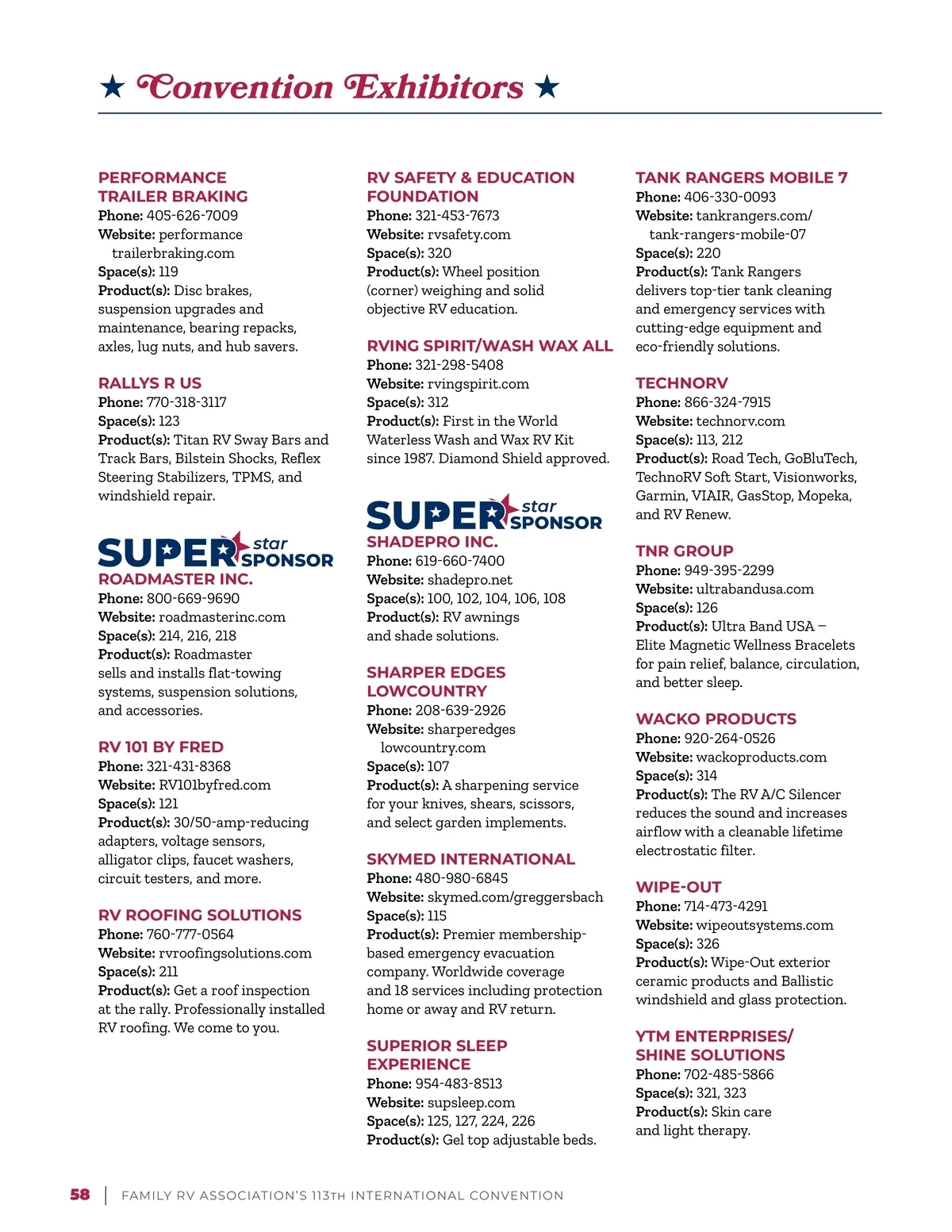 FRVA Convention Program • FRVA's 113th International Convention Program ...