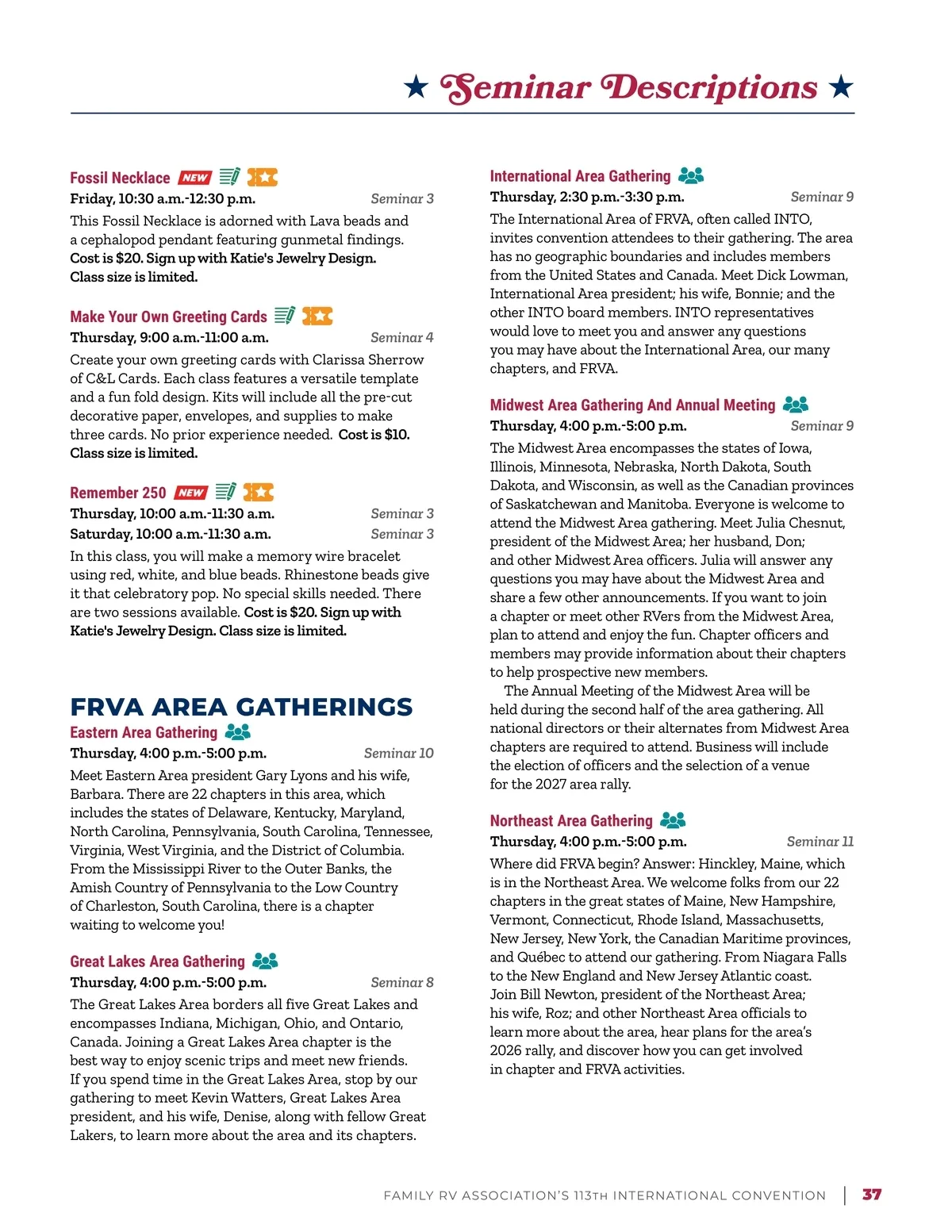 FRVA Convention Program • FRVA's 113th International Convention Program ...