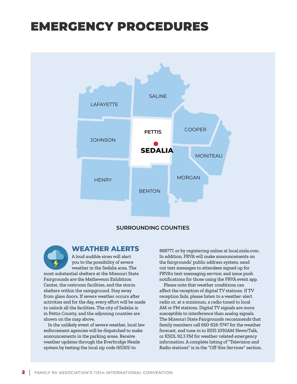 FRVA Convention Program • FRVA's 113th International Convention Program ...