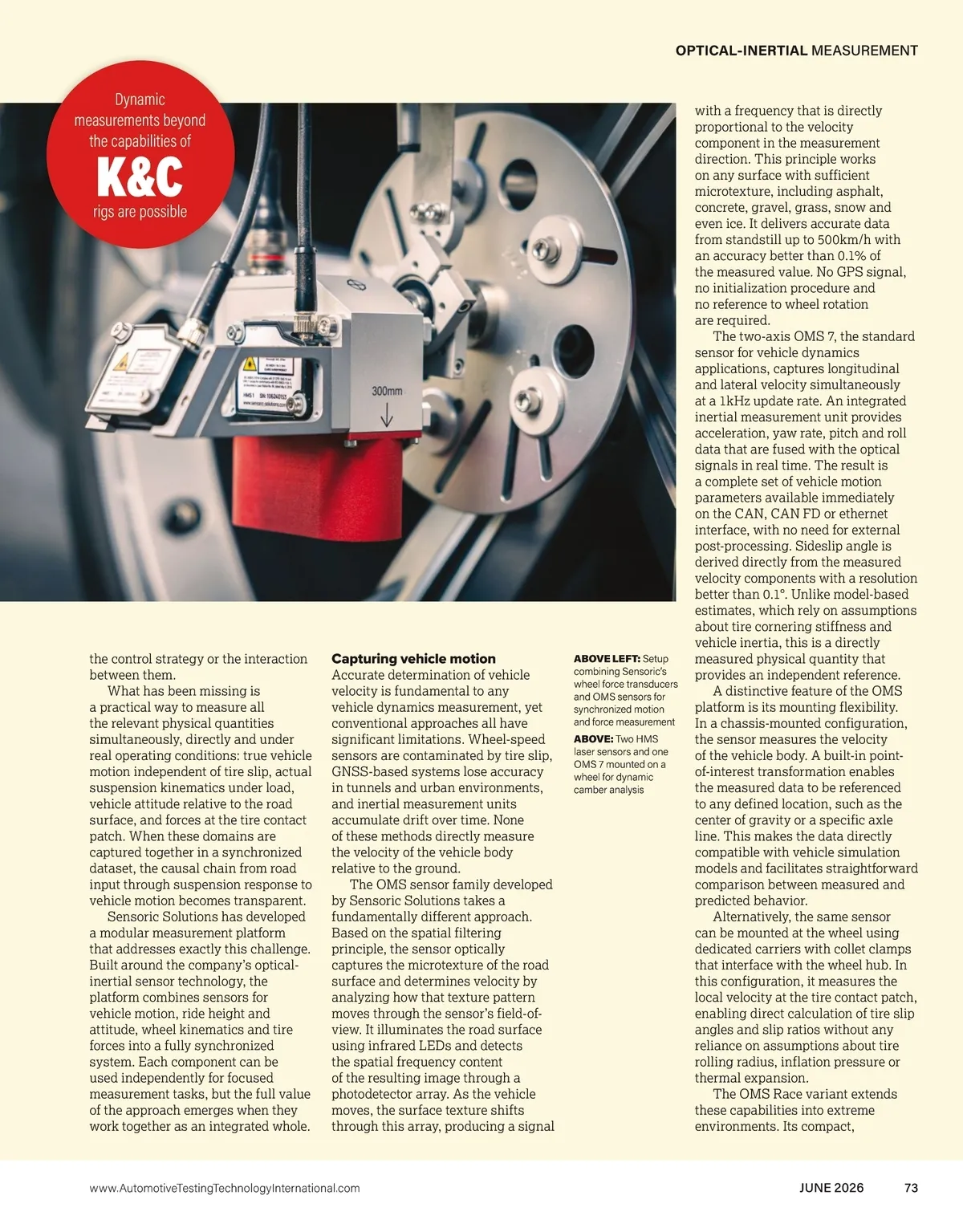 Automotive Testing Technology International • June 2026 Issue • Page 72