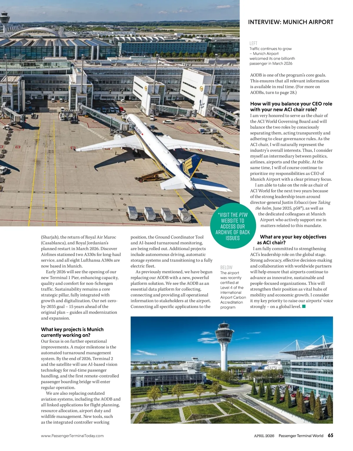 Passenger Terminal World • Passenger Terminal World April 2026 • Page 65