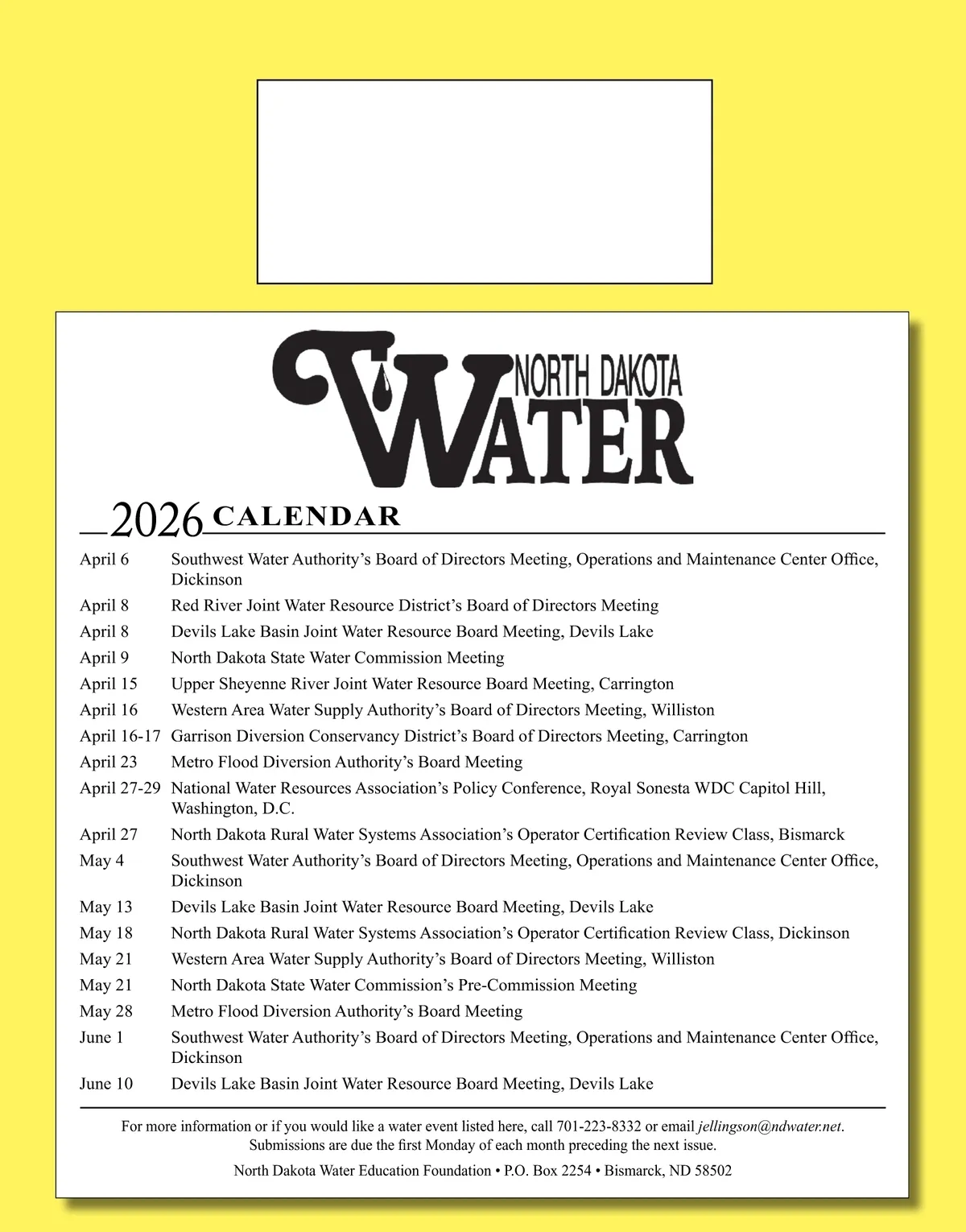 North Dakota Water • Cass Rural Water March 2026 ND Water • Page 32