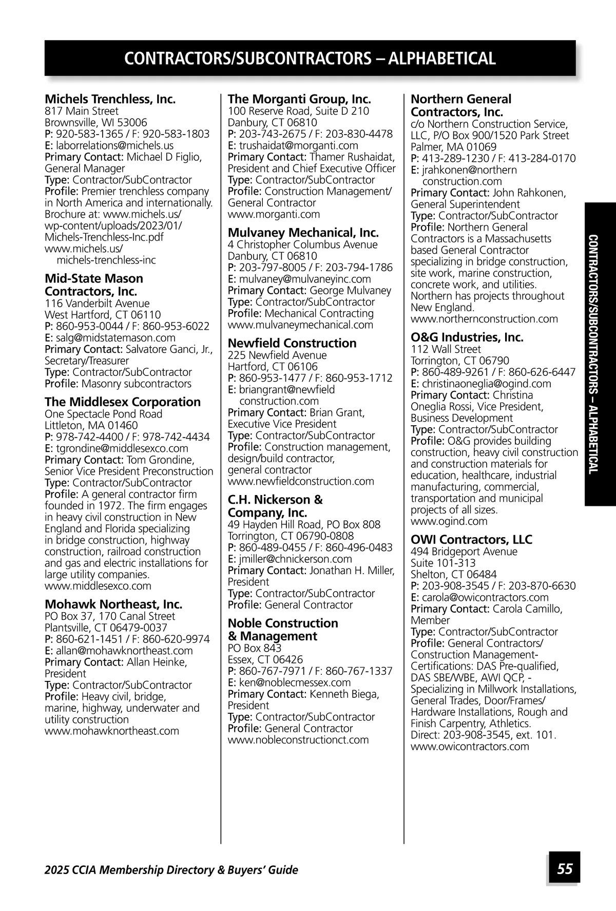 CONNstruction • CCIA 2025 Directory • Page 54