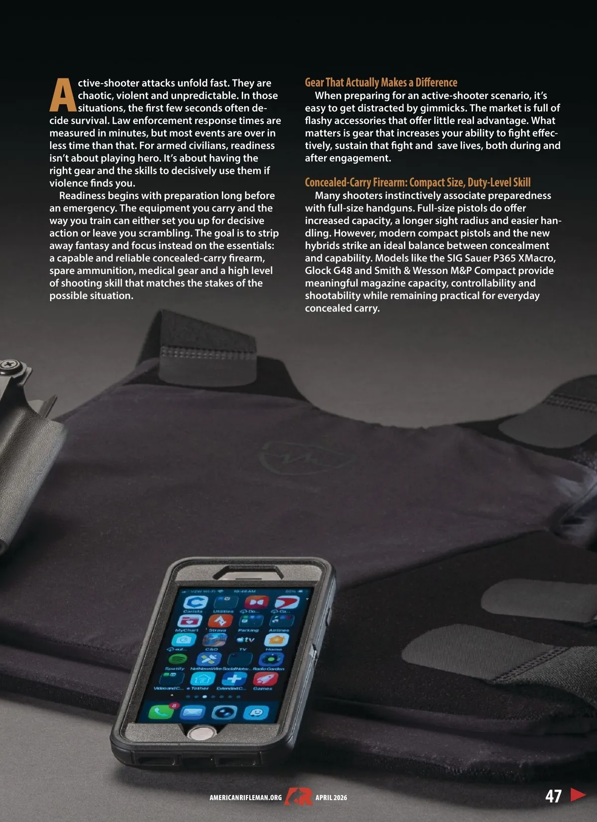 American Rifleman • April 2026 • Page 46
