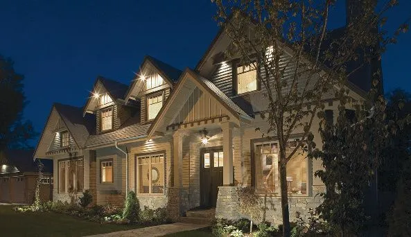 Keep landscaping minimalist and provide ample lighting to present a less attractive target to would-be home invaders  PHOTO: GETTY